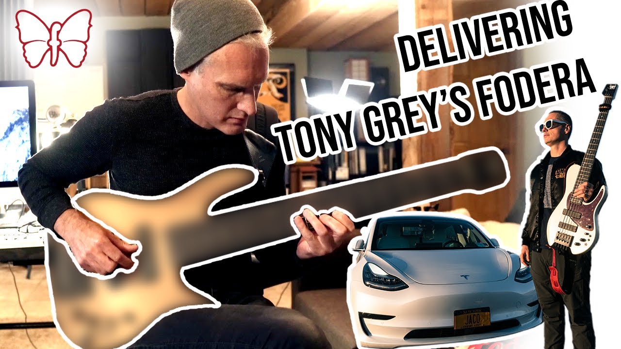 Hand Delivering a NEW FODERA SIGNATURE to TONY GREY || Mondays with Mike EP. 006 🦋