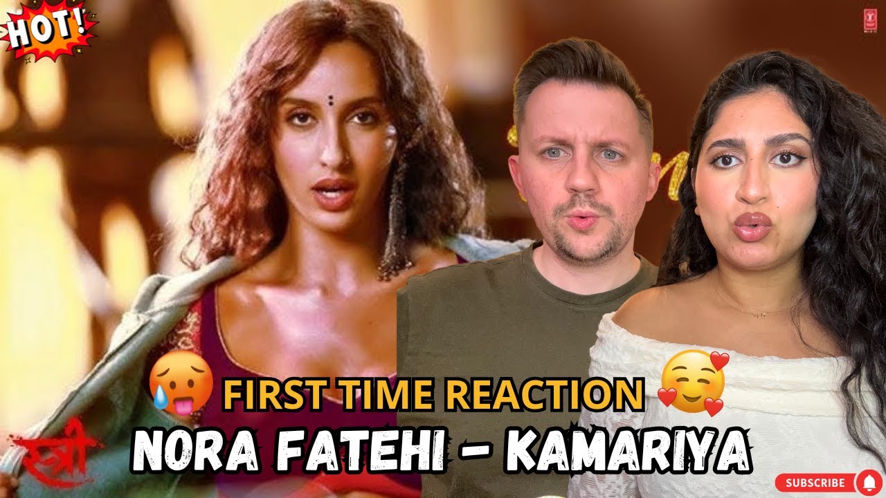 My husband reacts to more Nora Fatehi in Kamariya | STREE | First time REACTION/REVIEW