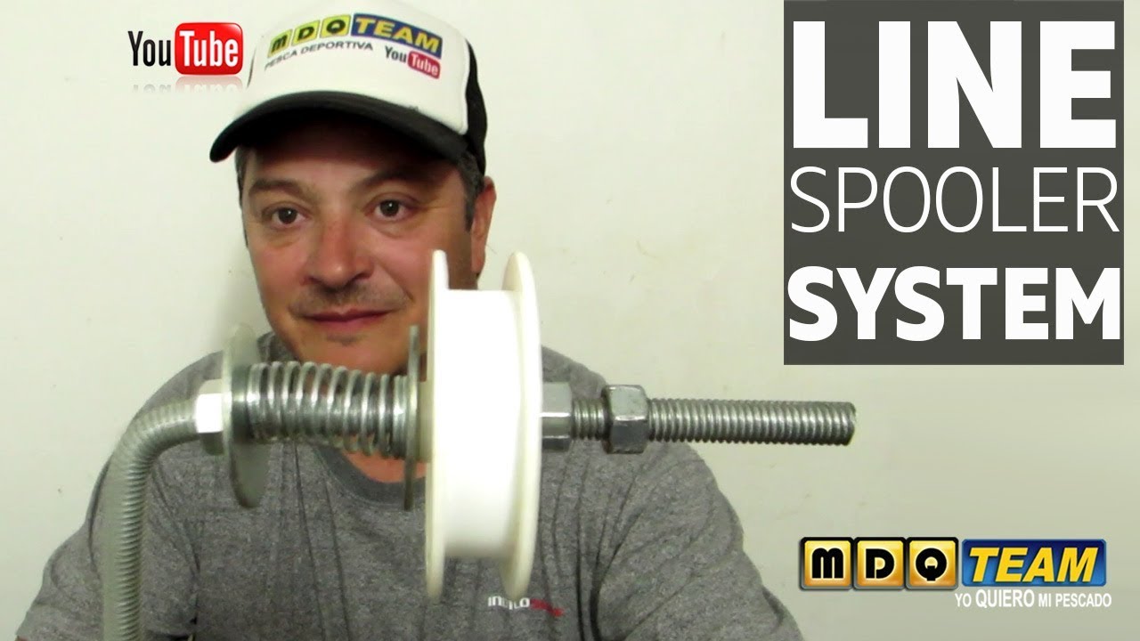 Herramienta para cargar el carrete de pesca - Line Spooler System
