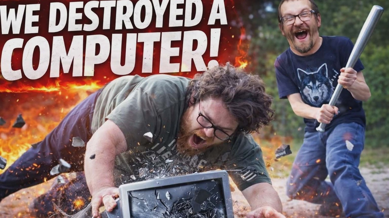 How NOT to Destroy a Computer Monitor (4K Remastered) 😳