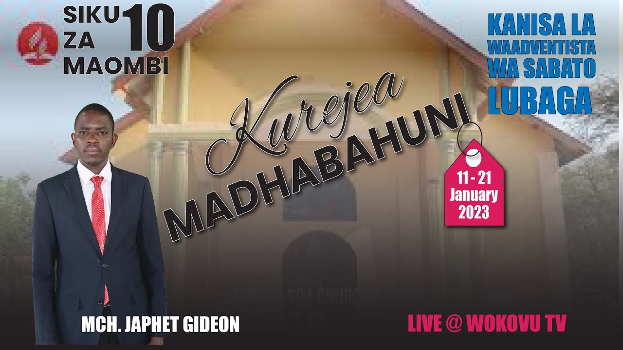 #LIVE: SIKU 10 ZA MAOMBI | LUBAGA SDA CHURCH - SHINYANGA MJINI | SIKU YA TANO