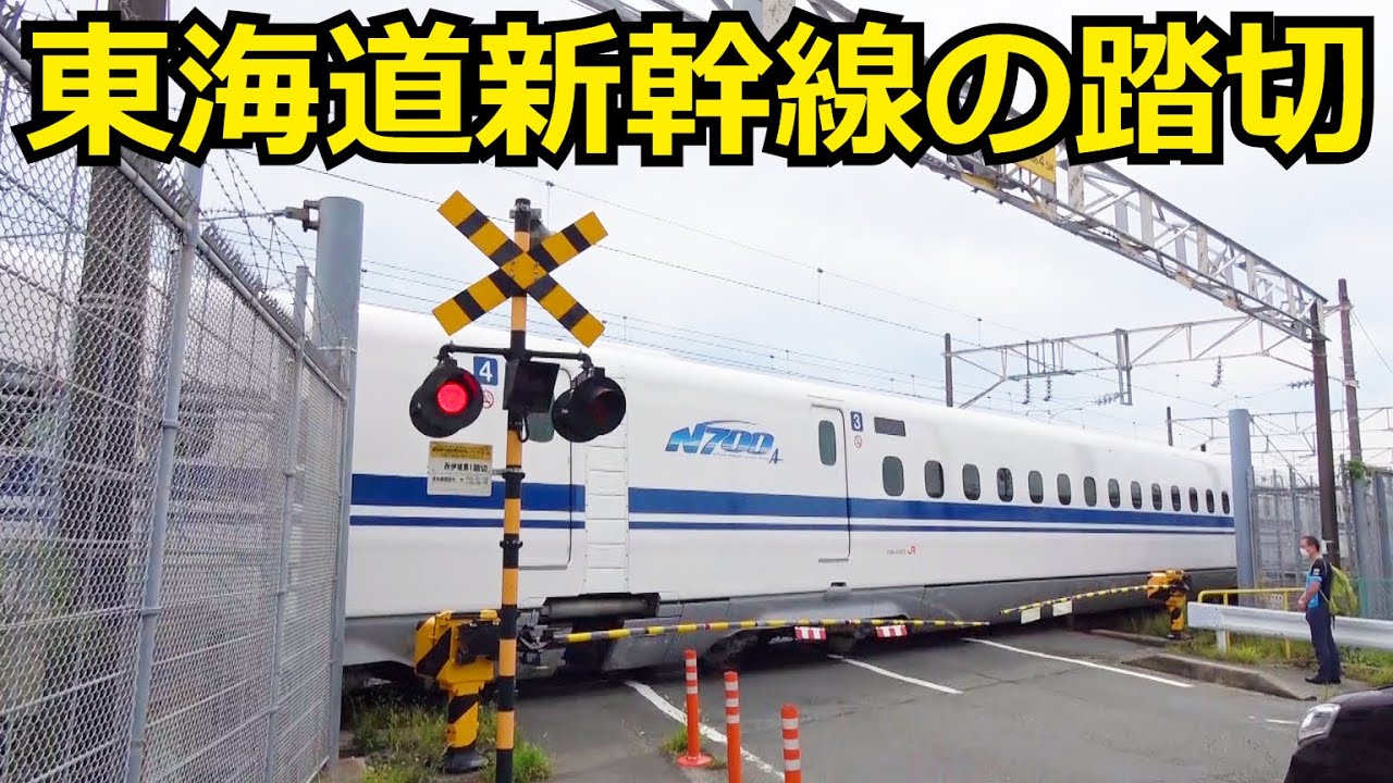 【廃線のような専用線】東海道新幹線に唯一存在する踏切と並行する専用線を探索しました。Shinkansen railway crossing