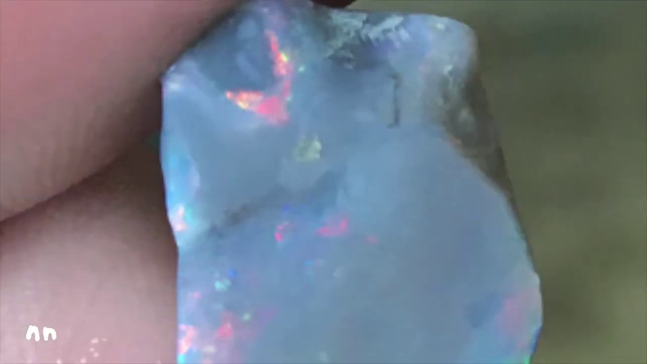Australian Opal Cutting Lesson #3 Rob's Tricky Opal 1 of 2