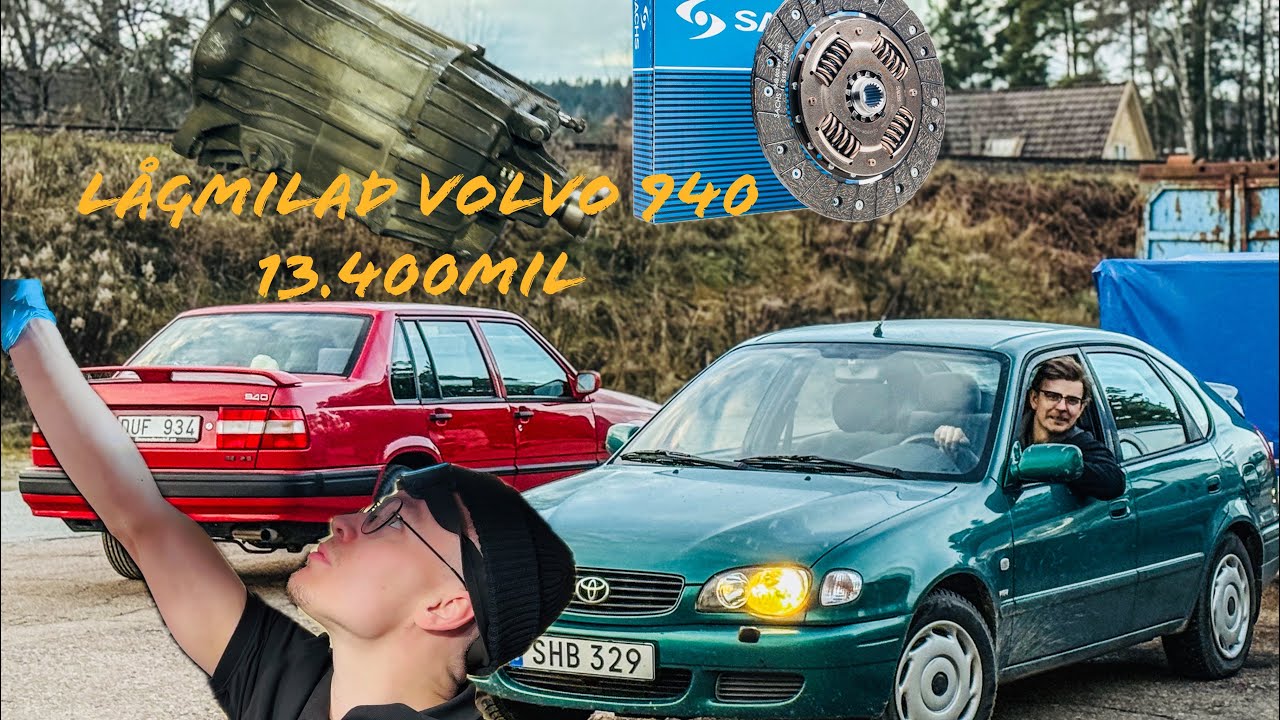 LÅGMILAD VOLVO 940 FÅR NY KOPPLING OCH VÄXELLÅDA!