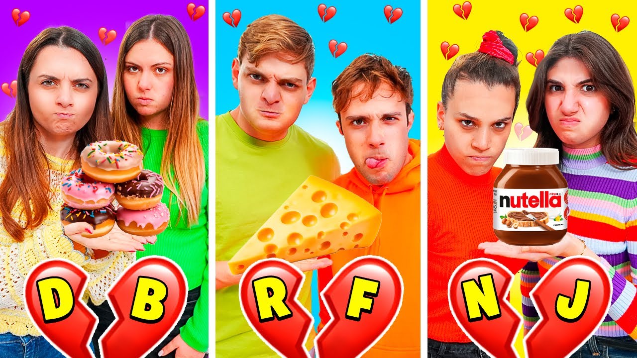 MANGIAMO SOLO CIBO DELLA LETTERA DELL&rsquo;AMICO CHE ODIAMO PER 24 ORE! 😡