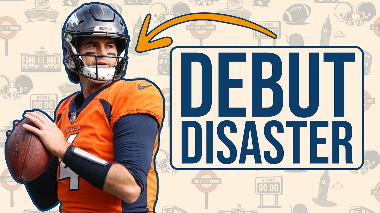 ZERO passes all season! Can Denver’s QB avoid a playoff debut disaster? - The Early Hours 🏈