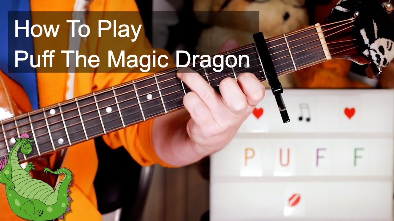 'Puff The Magic Dragon' Peter Paul & Mary Guitar Lesson