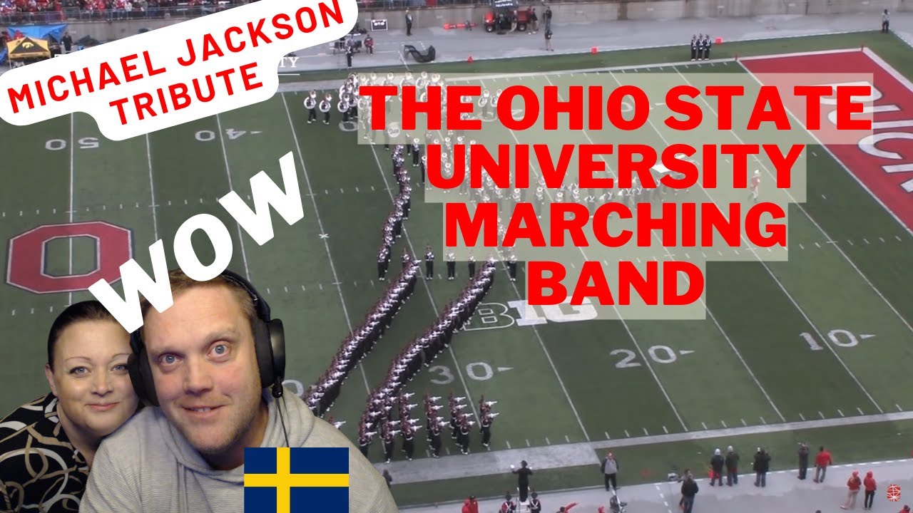 Swedes reacts to: The Ohio State University Marching (Band  Michael Jackson Tribute)