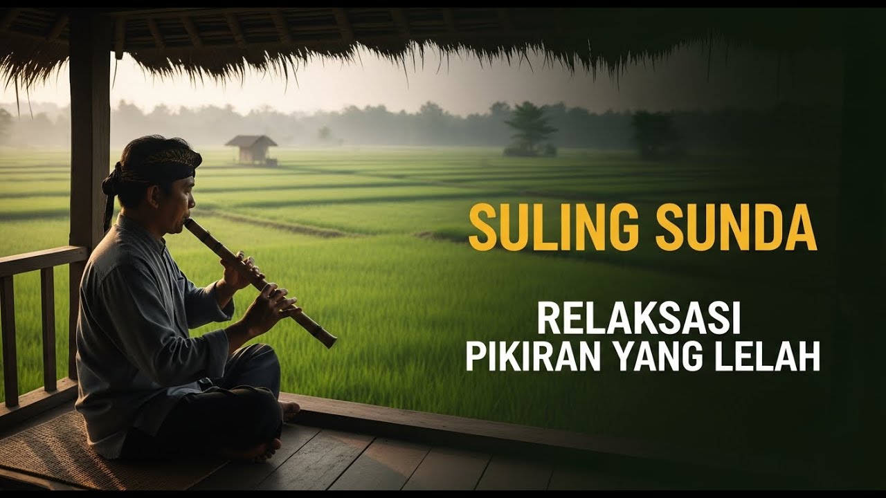 Kecapi Suling Sunda Asli | Musik Relaksasi Alam Pedesaan
