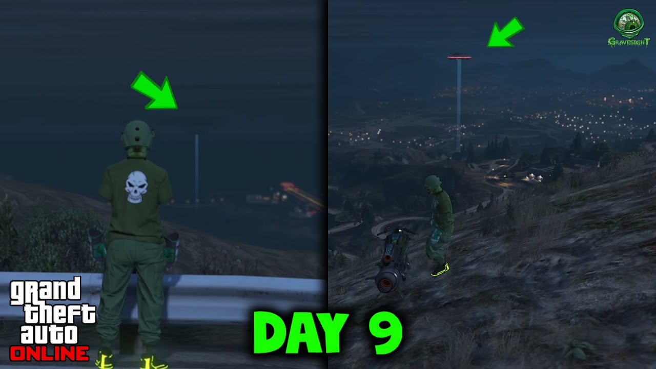 Day 9 - Two UFO Locations Sandy Shores & Fort Zancudo | GTA UFO Sightings Locations