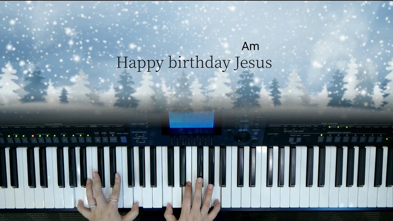 Happy Birthday Jesus/ piano arrangement by laura banju
