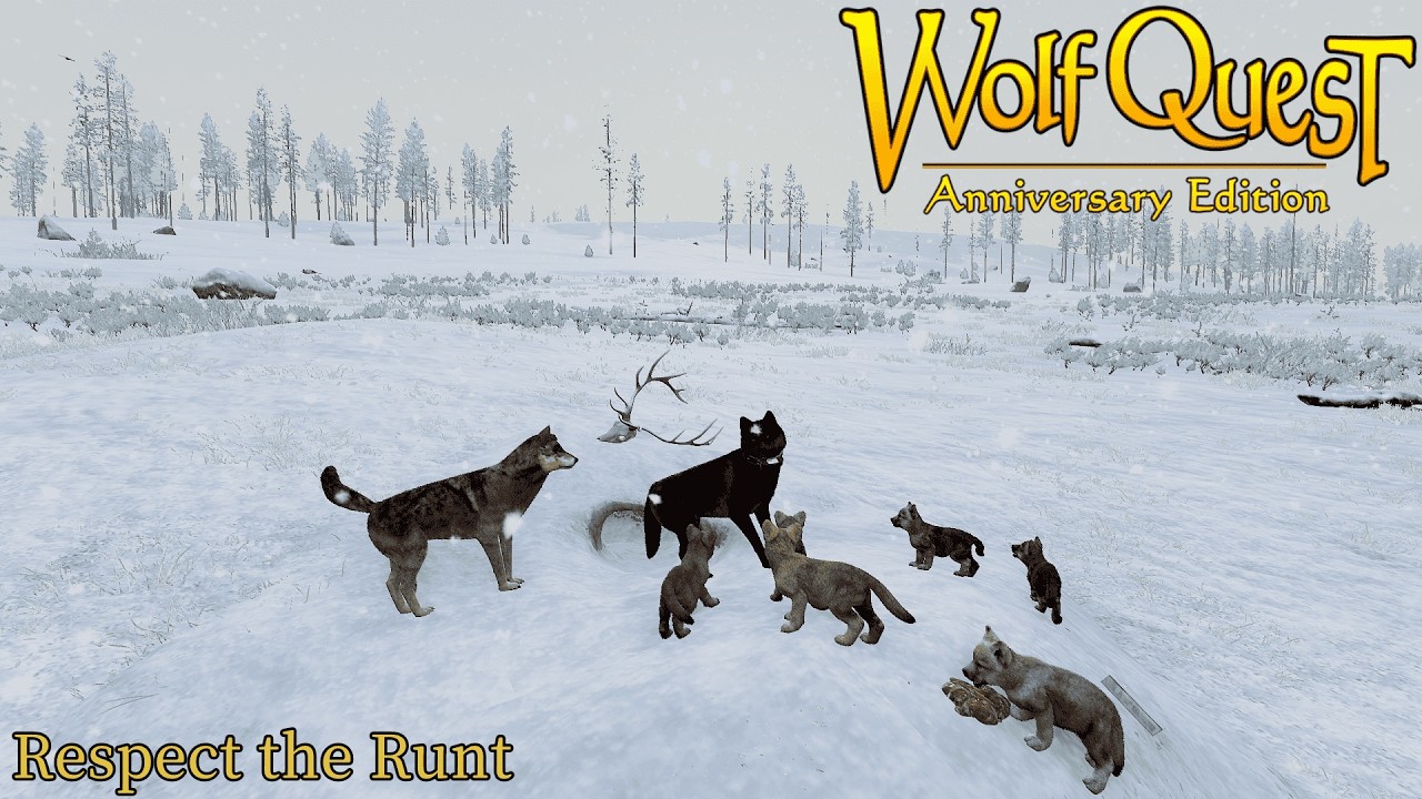 WolfQuest Ironwolf Runt Challenge - Ep4