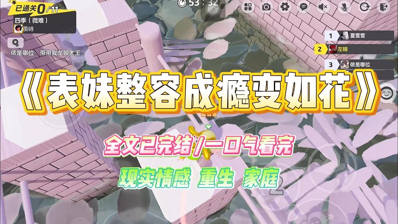 《表妹整容成瘾变如花》表妹是娱乐圈十八线女星，沉迷于整容打针。我劝她别打，说这会透支青春，容易产生一系列后遗症。#小说 #故事 #爽文 #大女主 #重生 #复仇 #现实情感 #家庭