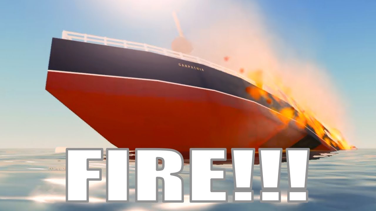 The Sinking Of The RMS Carpathia 7 || Roblox || Sail And Sink Simulator