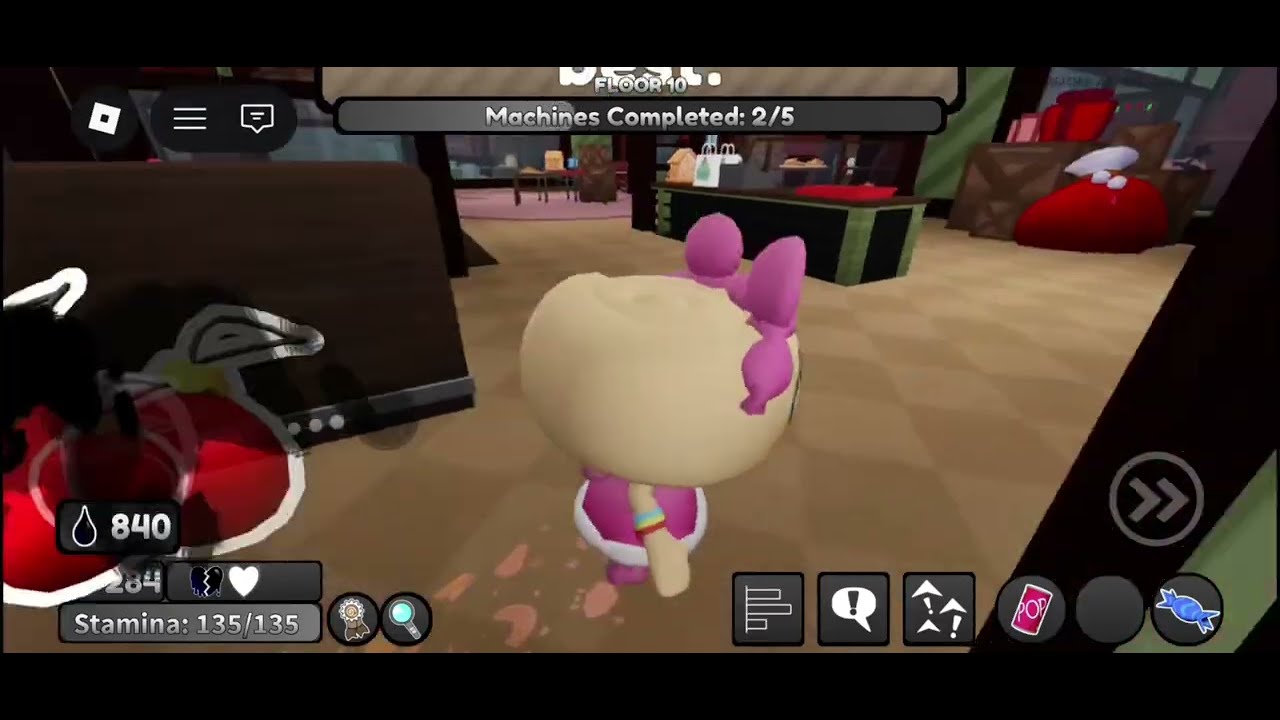 bobette on floor ten solo(old video)
