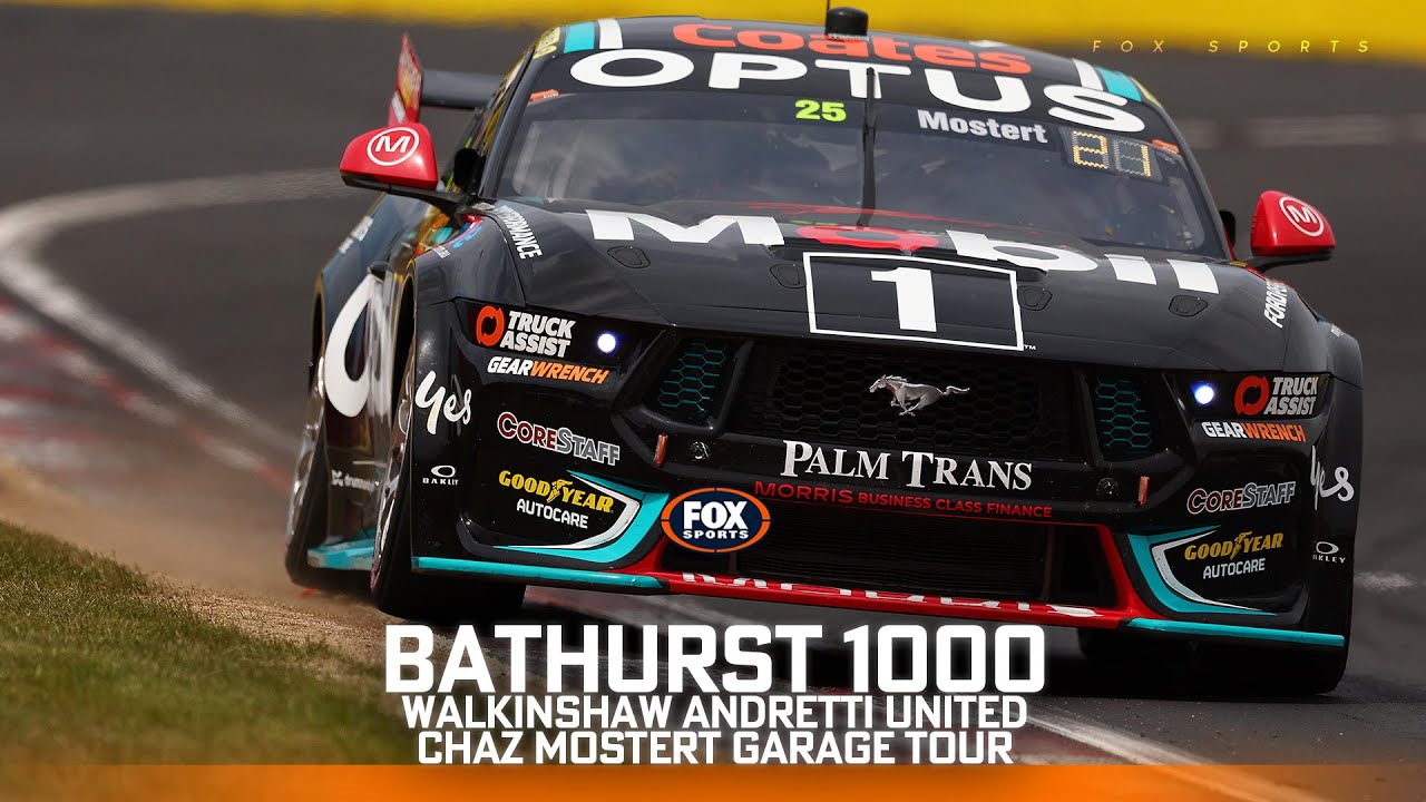 Walkinshaw Andretti United Supercars Garage Tour | Chaz Mostert's Bathurst 1000 Car Up Close!