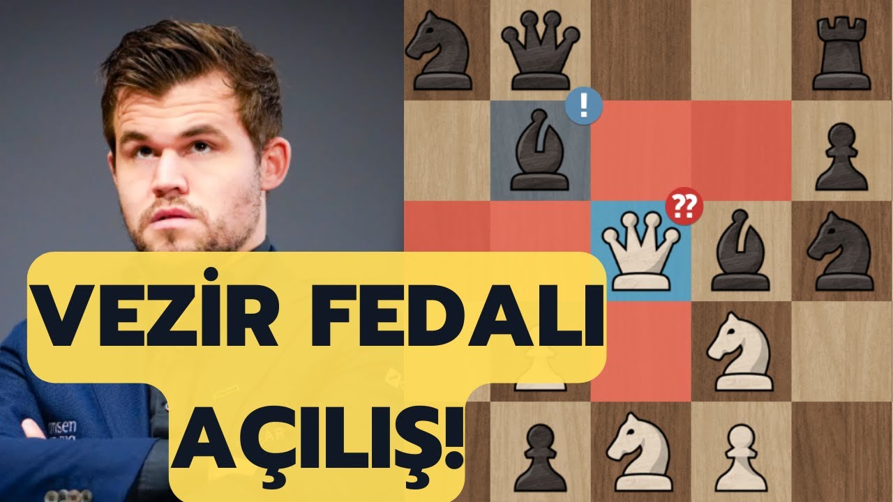 CARLSEN VEZİR FEDALI AÇILIŞ HAZIRLIĞI OYNADI ve ANLAMAK İMKANSIZ!