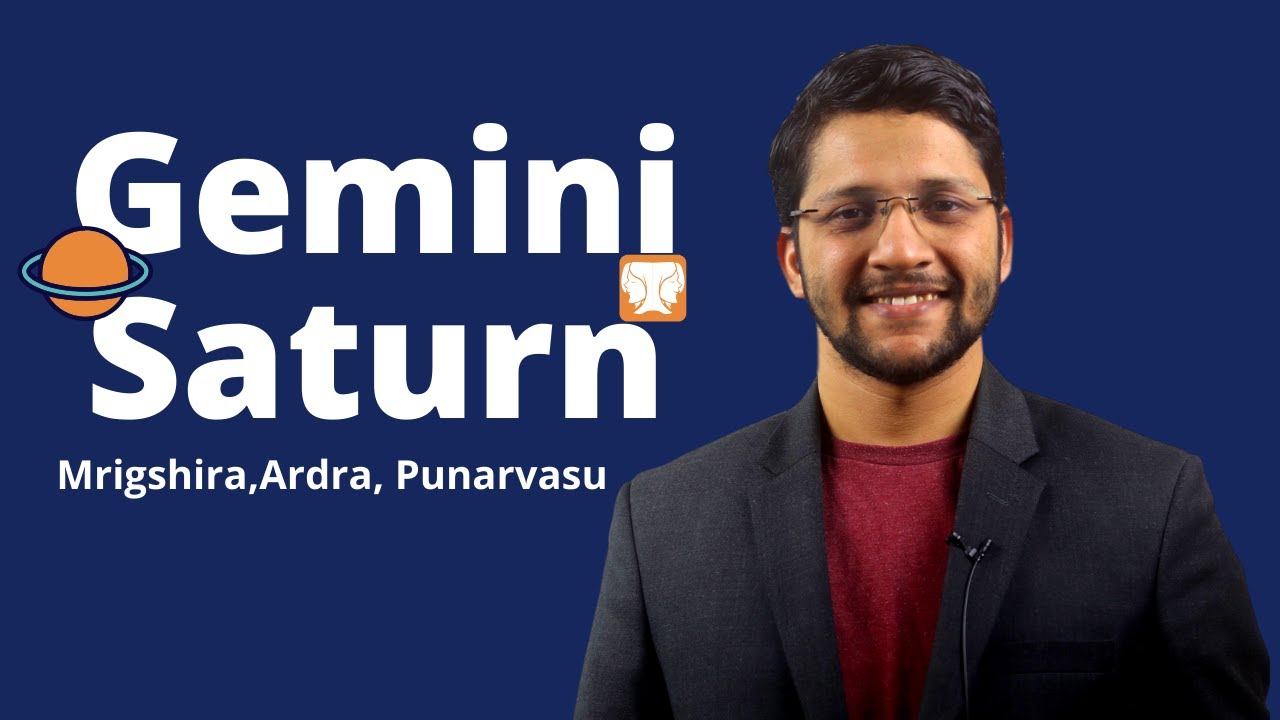 Saturn  Gemini in Vedic Astrology