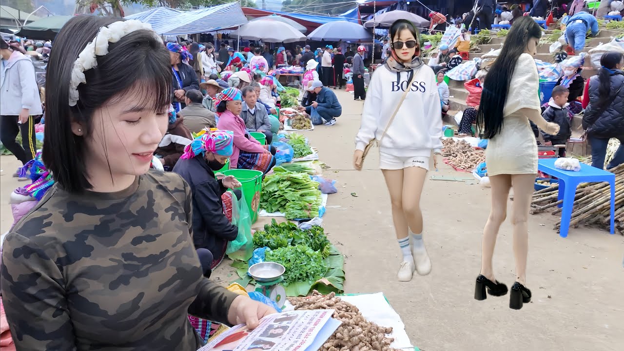 CHỢ TẾT LỚN NHẤT LAI CHÂU CỦA NGON VẬT LẠ BÁN LA LIỆT