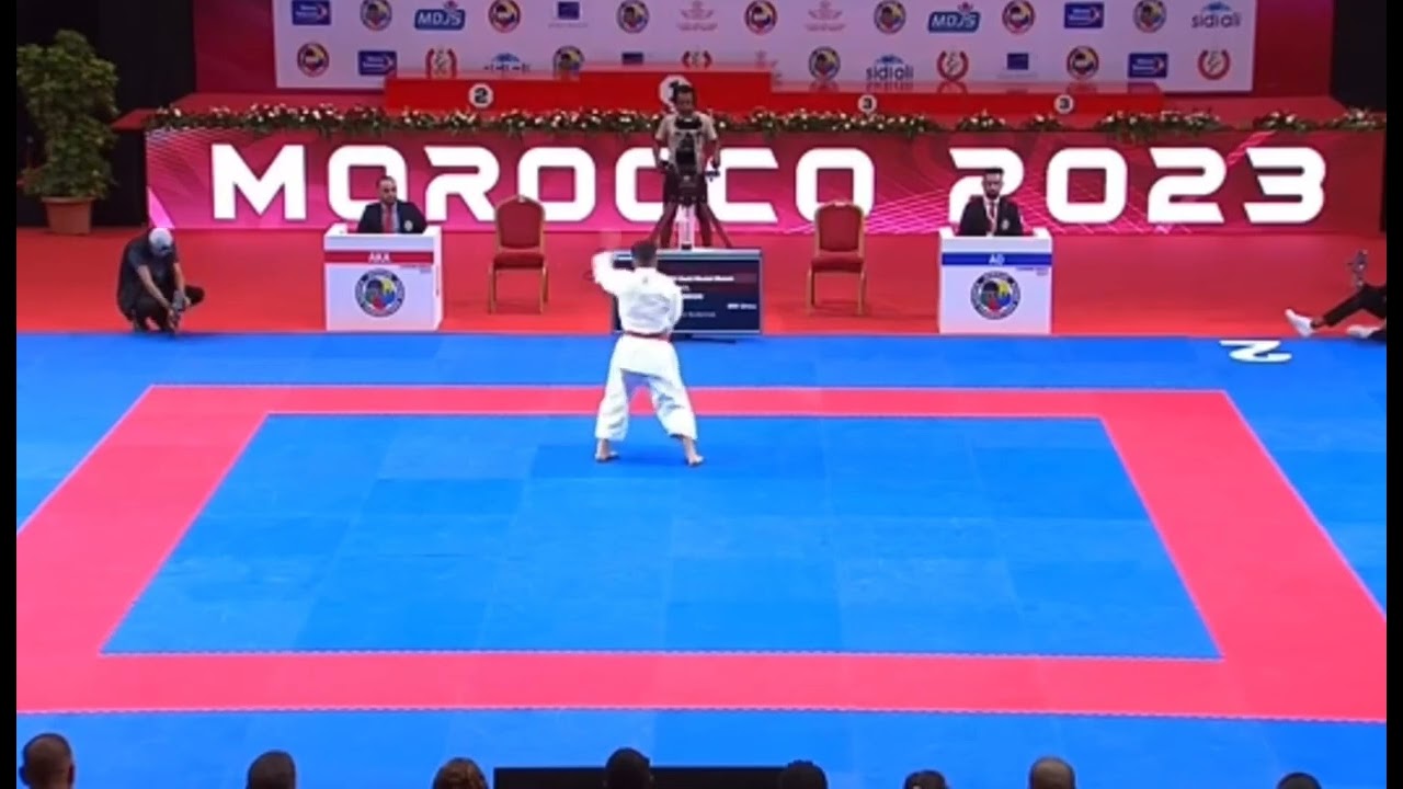 Lamoum Tijani (MAR) vs Osama Elbaz Ahmed (EGY) | Male Junior Kata | African Karate Championship 2023