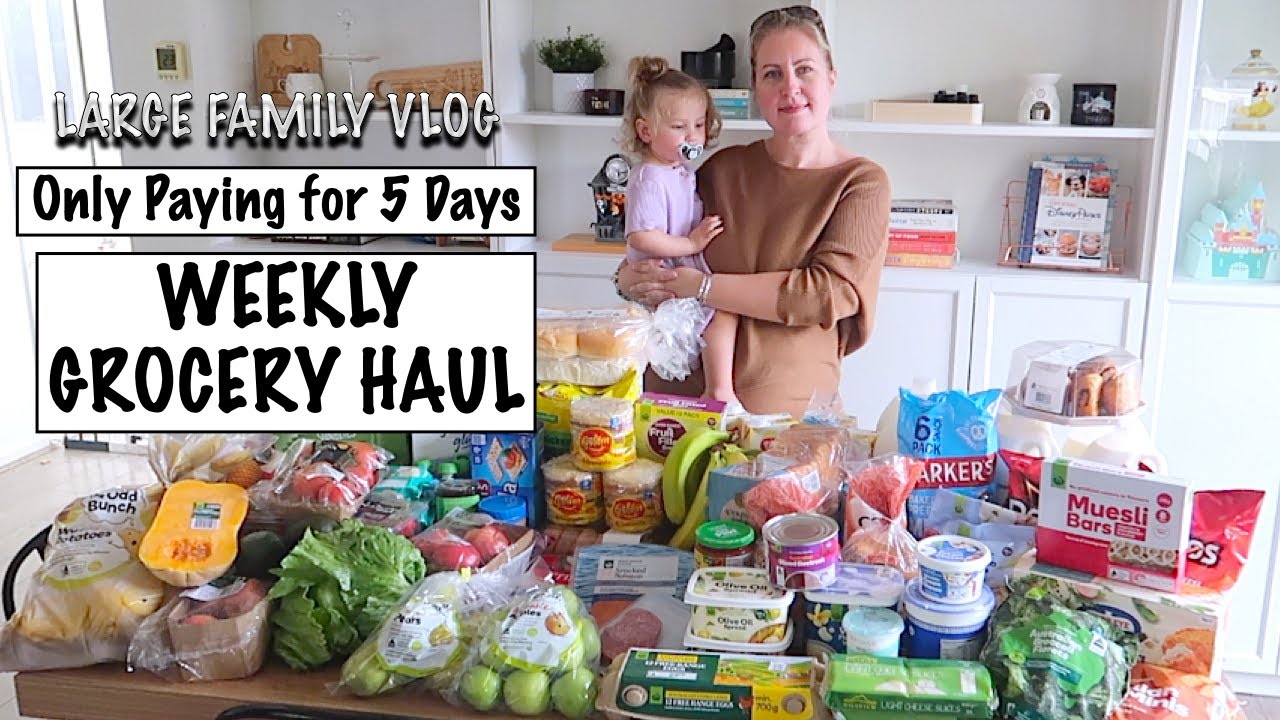 Large Family WEEKLY GROCERY HAUL | Only Paying For 5 DAYS