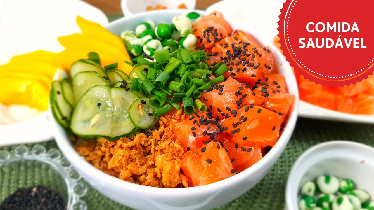 Sushi na tigela - como fazer POKE HAVAIANO! Passo a passo!