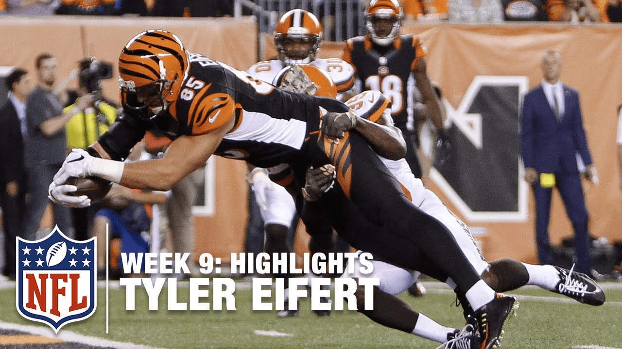 Tyler Eifert Highlights (Week 9) | Browns vs. Bengals | NFL