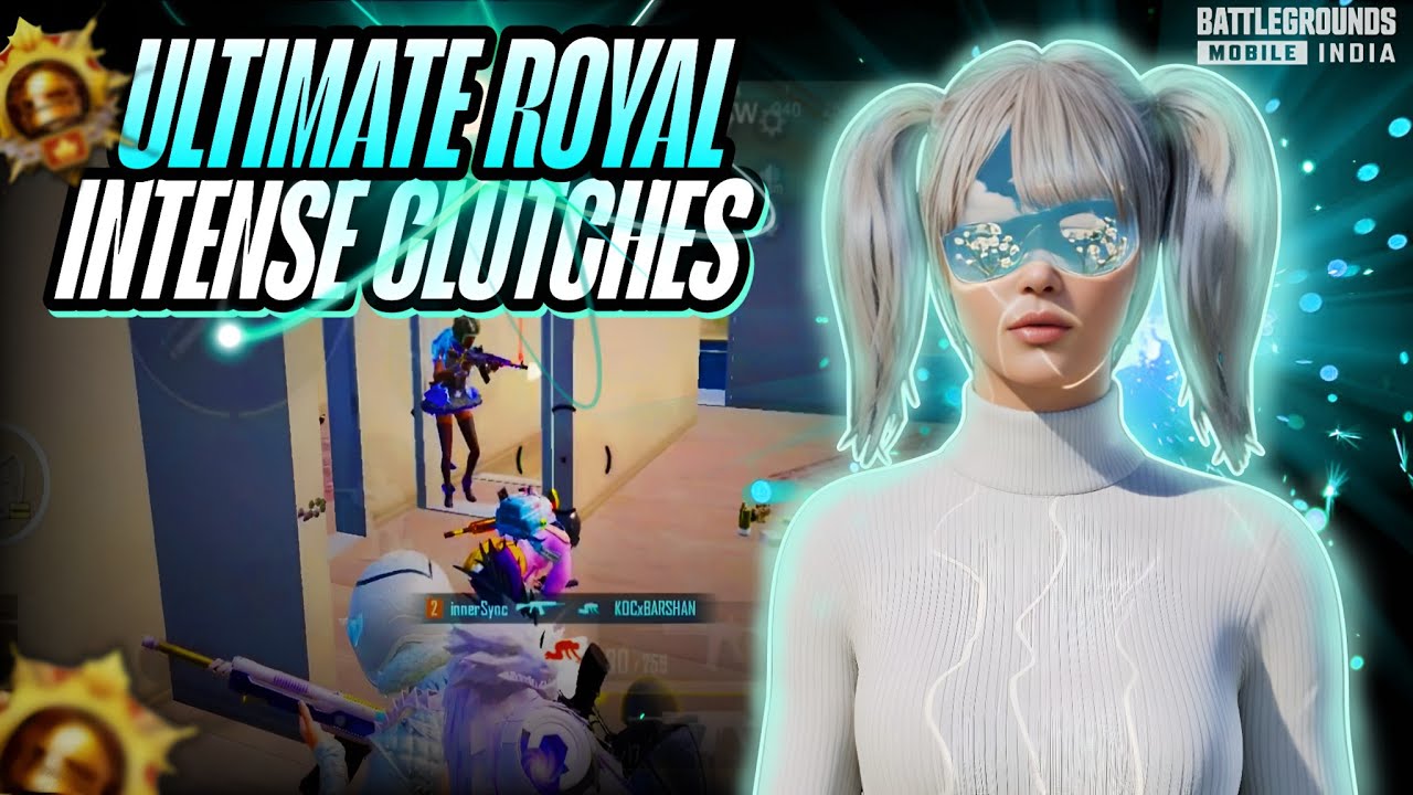 Intense Clutches in Ultimate Royale 🔥 | 1v4 🔱😈