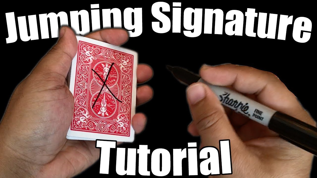 Jumping Signature Trick Tutorial - AJ Quevy Magic