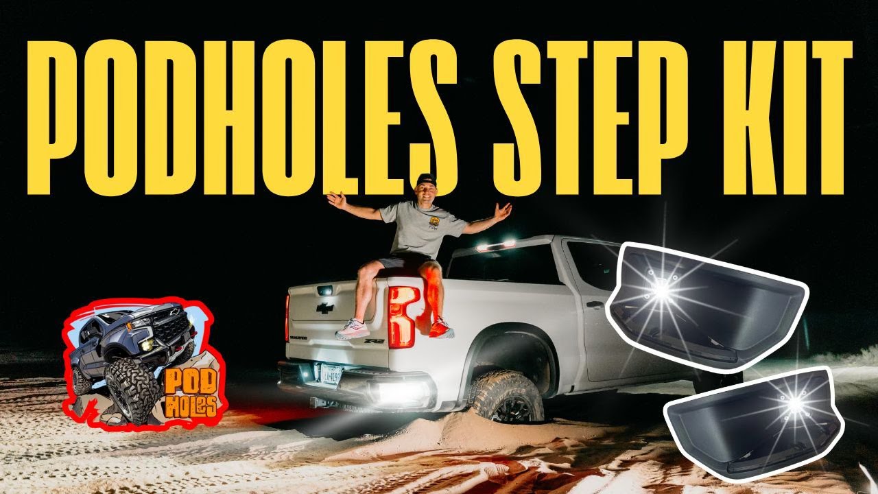Pod Holes Step Kit (2019-2024 Silverado & Sierra)