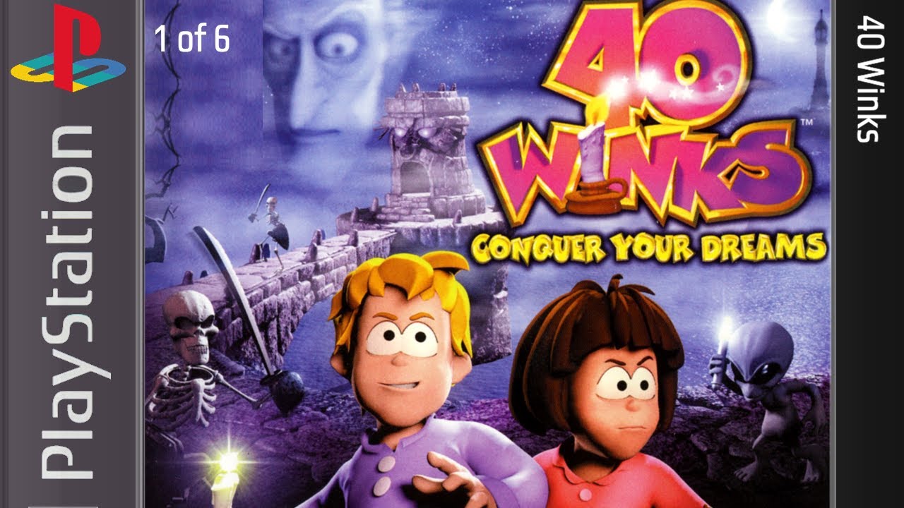 40 Winks - PlayStation 1 [Longplay 1 of 6, Nightmare Dreamworld]