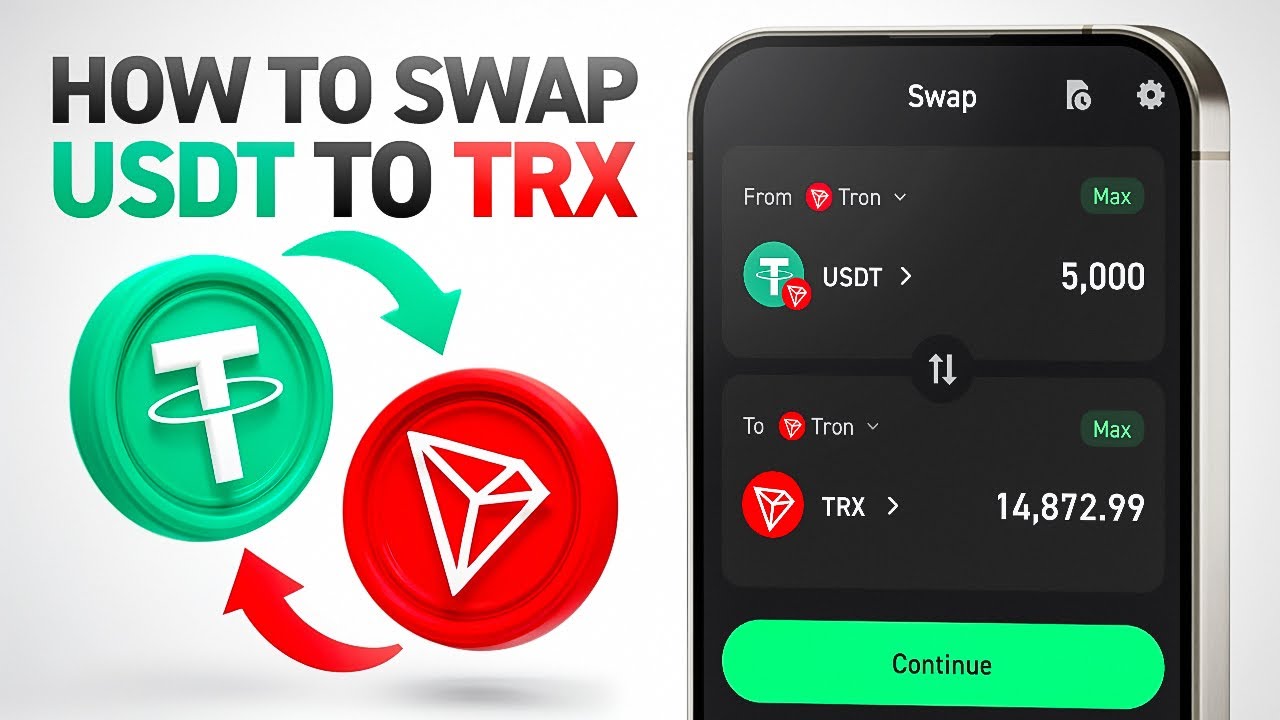 SWAP USDT TO TRX ( EVEN WITH 0 TRX! )