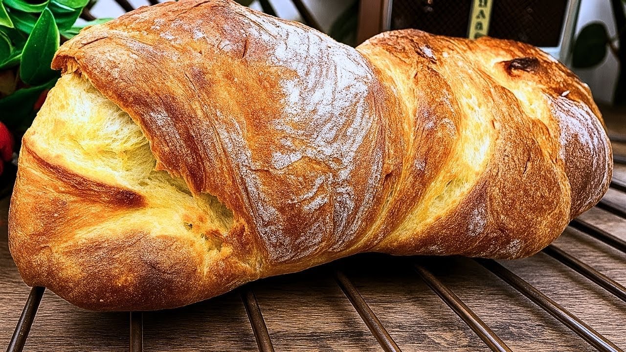 No kneading! Make crispy and delicious bread in just a few steps! Anyone can do it