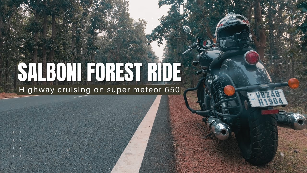 Salboni Forest Ride | Kolkata to Salboni Forest | Highway Cruising on Super Meteor 650 | Moto vlog