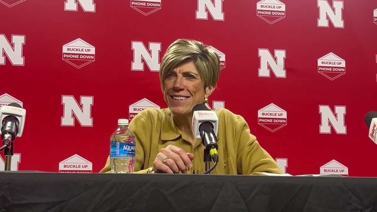 Hear from Iowa women's basketball coach Jan Jensen after Hawkeyes beat Nebraska