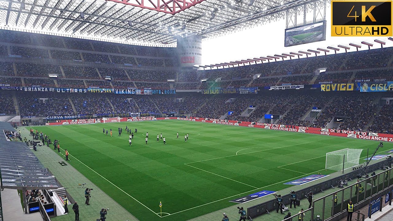 PES 2024 NEW Ultra Realism Graphic & Sound Mod | Inter Milan vs Lazio | PES 2021 Mods | 4K