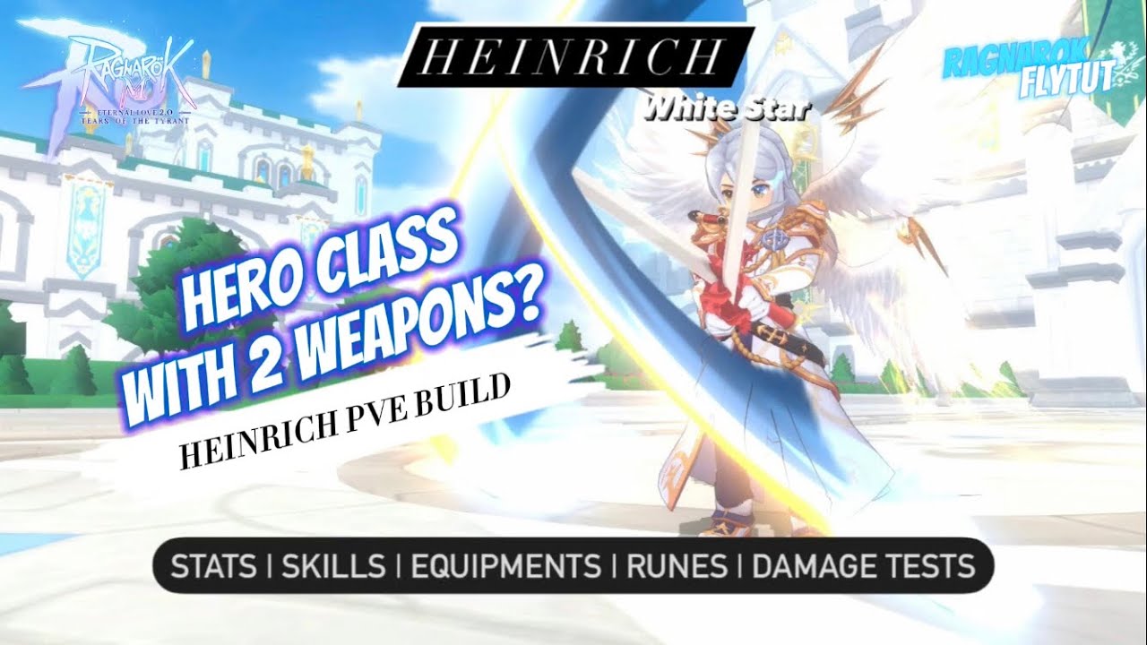 Ragnarok Mobile | Heinrich Core LV 6/7 (PVE Build + Damage Tests) #ROM #RMCL #heinrich