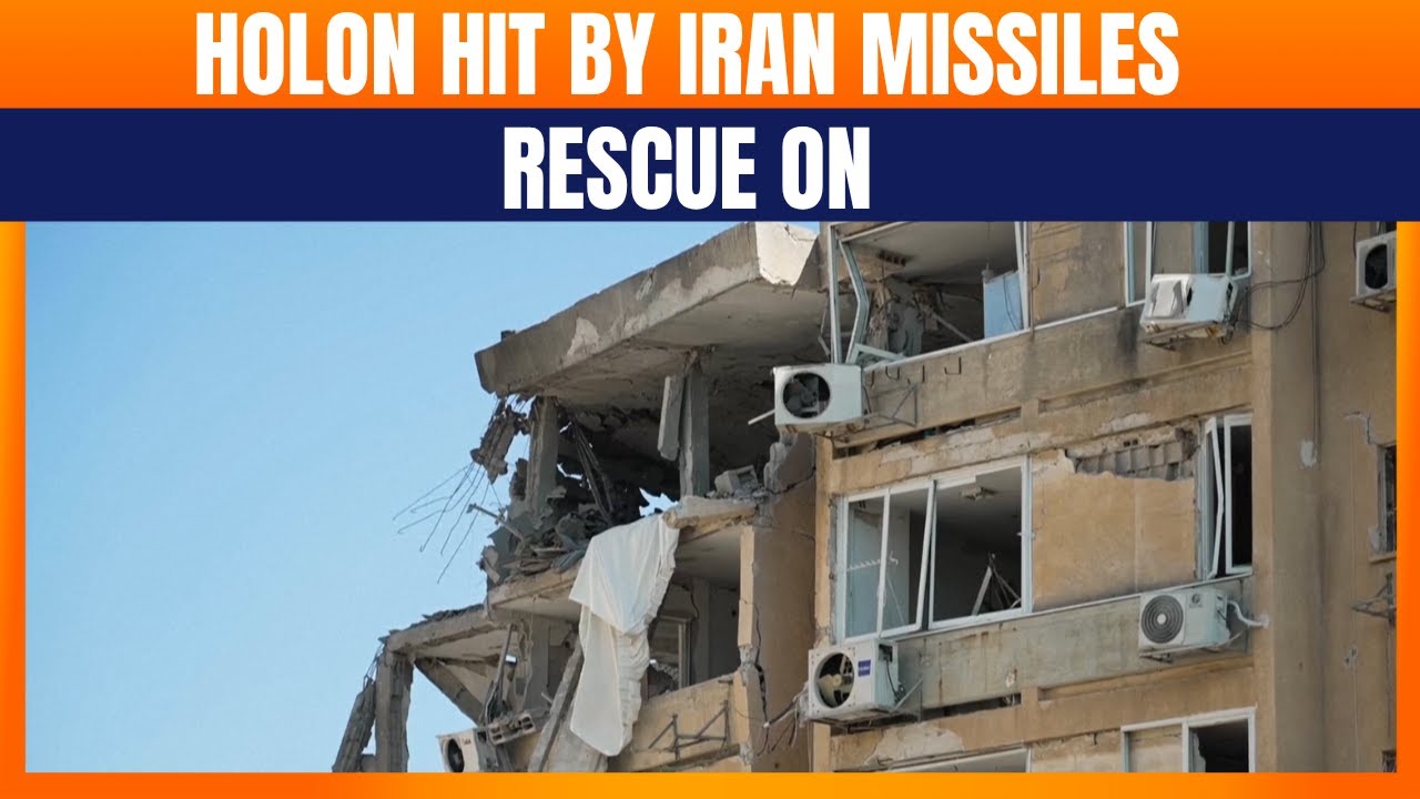 Iran Strikes Israeli City of Holon | Buildings Damaged, Rescue Ops Underway After Missile Attack