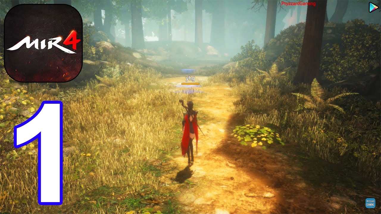 MIR4 - Gameplay Walkthrough Part 1 Intro/Tutorial High Graphics (Android, iOS)