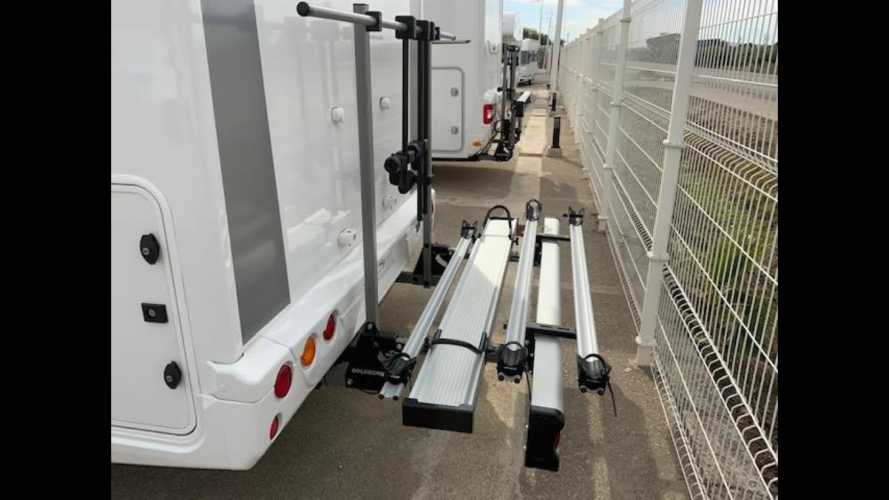 Instalación Porta Motos Marea plegable para autocaravana.