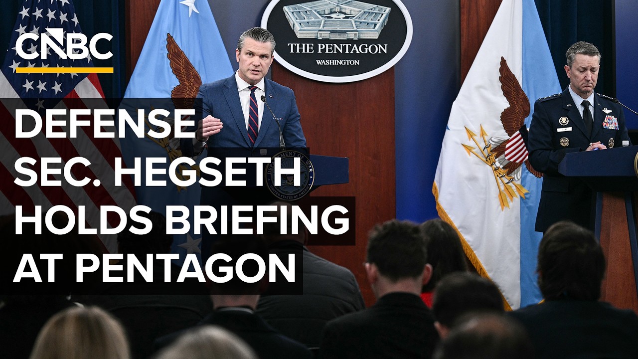 LIVE: Defense Sec. Pete Hegseth and General Dan Caine hold briefing on the U.S.-Iran war — 3/4/2026