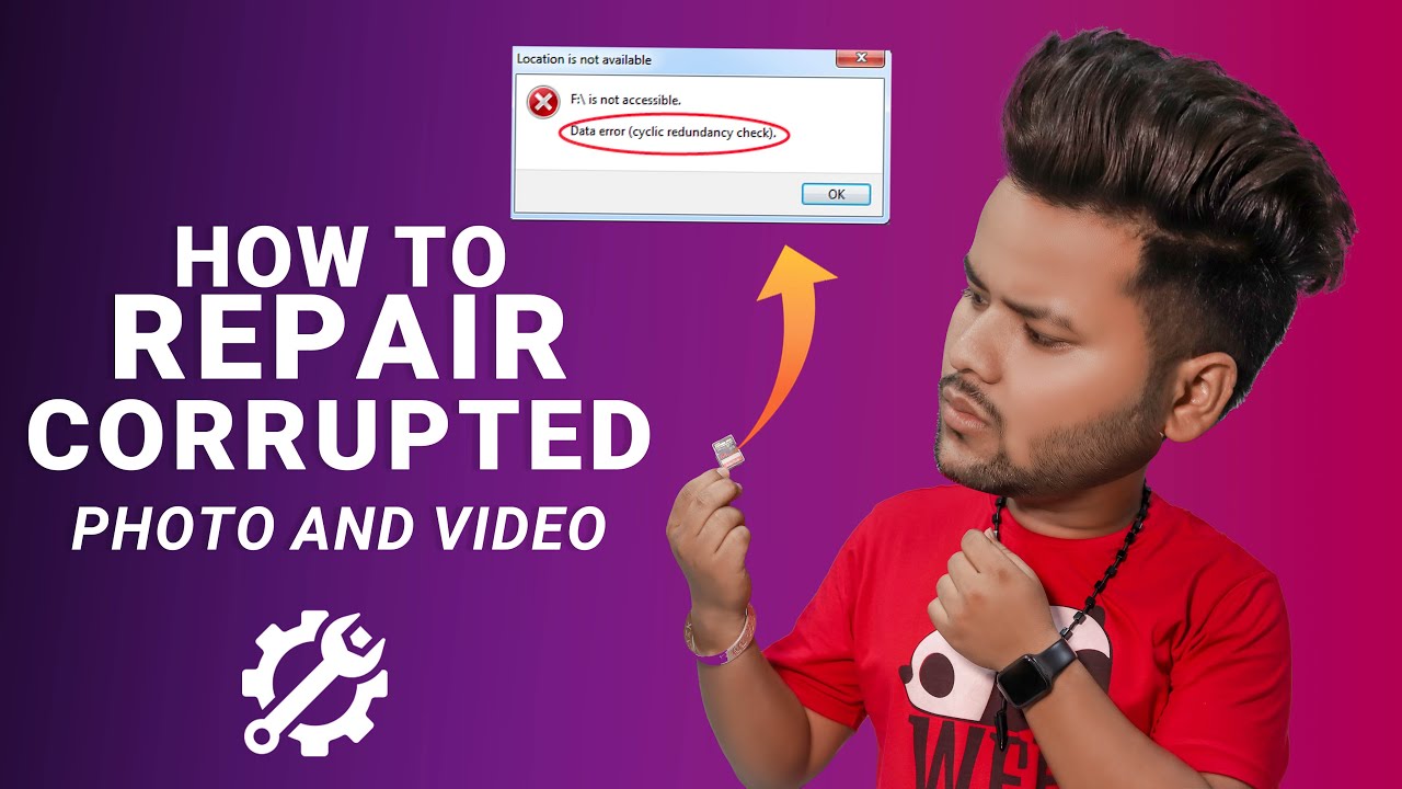 How to Repair Corrupt Photo and Video Files |  Fix Damaged .MP4 .JPEG .DNG | Raaz Photography 📸