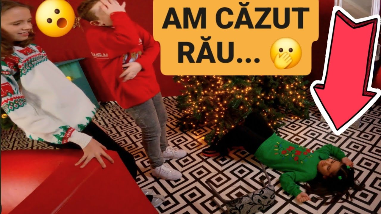 🤕AM CĂZUT  de pe scaun la filmarile videoclipului de ANUL NOU Making of Vlog kids