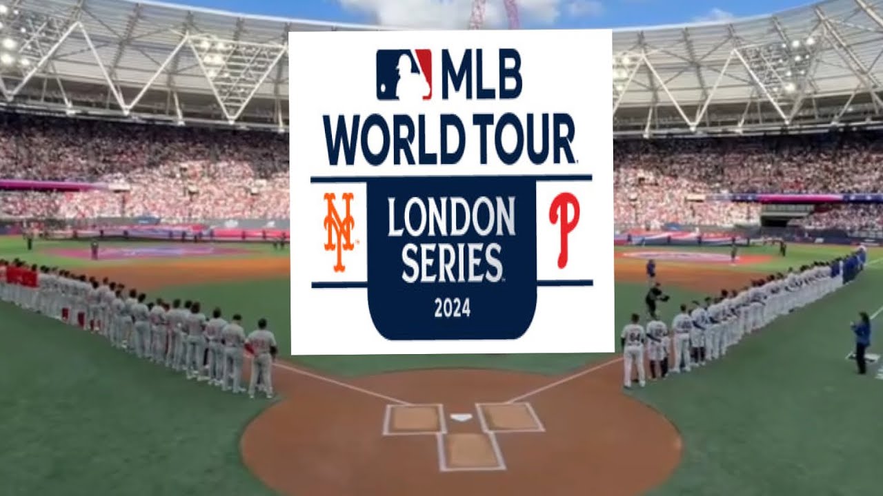 PHILADELPHIA PHILLIES VS NEW YORK METS IN LONDON- PHILLY FANS TAKEOVER!