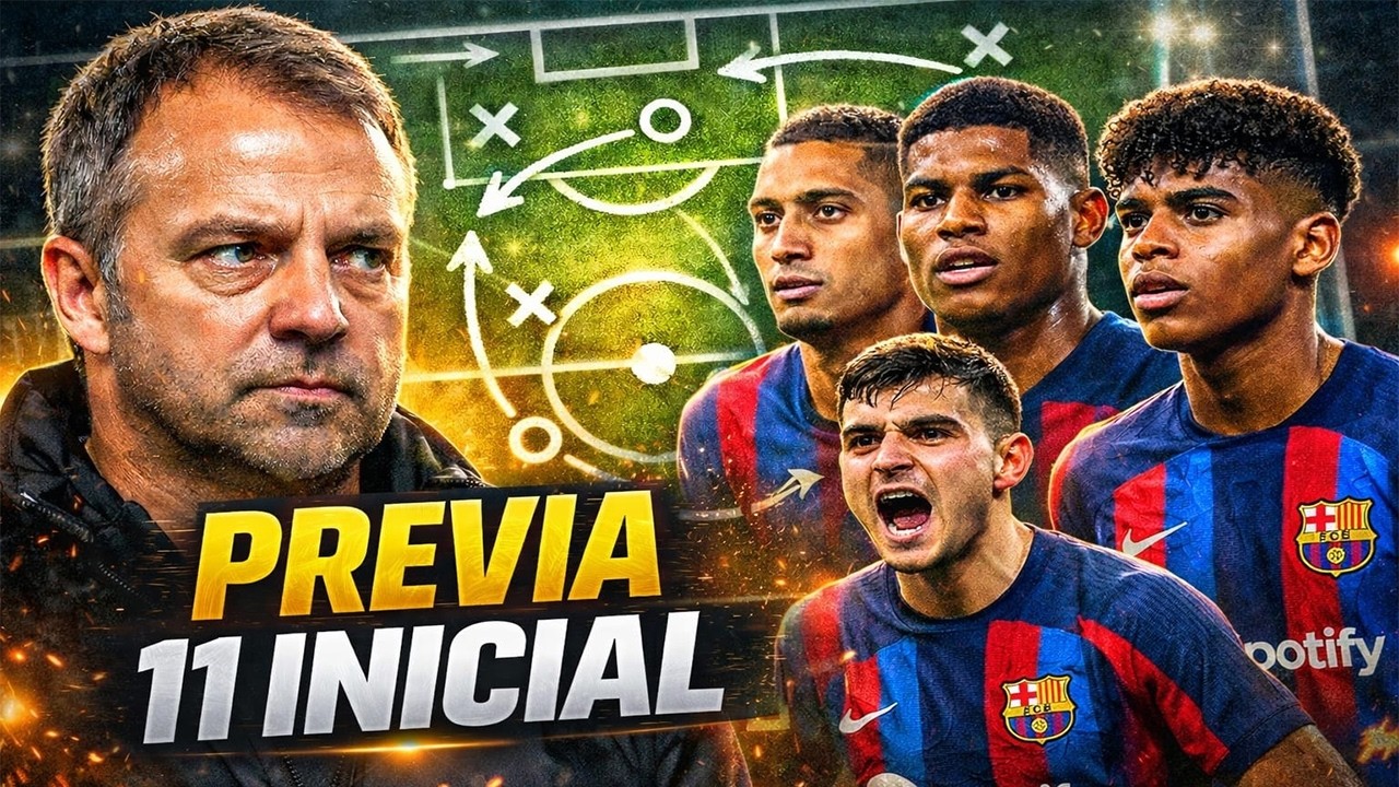 PREVIA NEWCASTLE vs FC BARCELONA CHAMPIONS LEAGUE 25/26 | POSIBLE 11 INICIAL TITULAR de HANSI FLICK