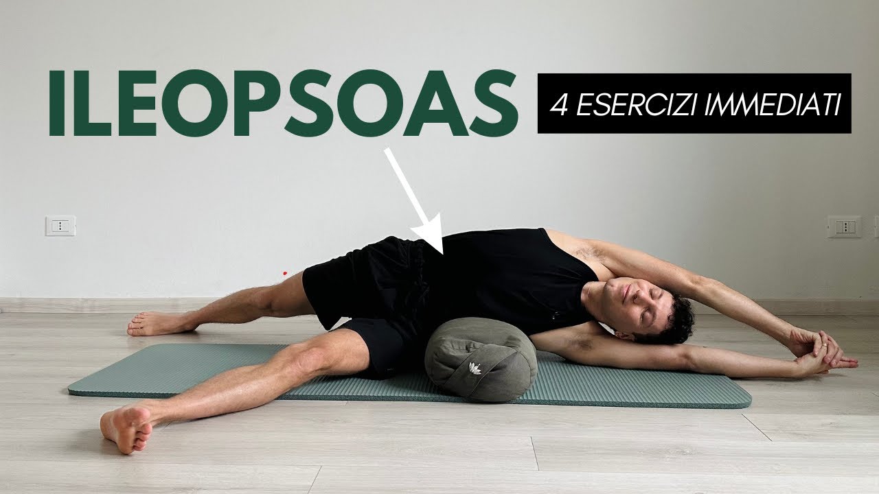 Psoas e mal di schiena | 4 Esercizi di Yoga dolce 10 MIN