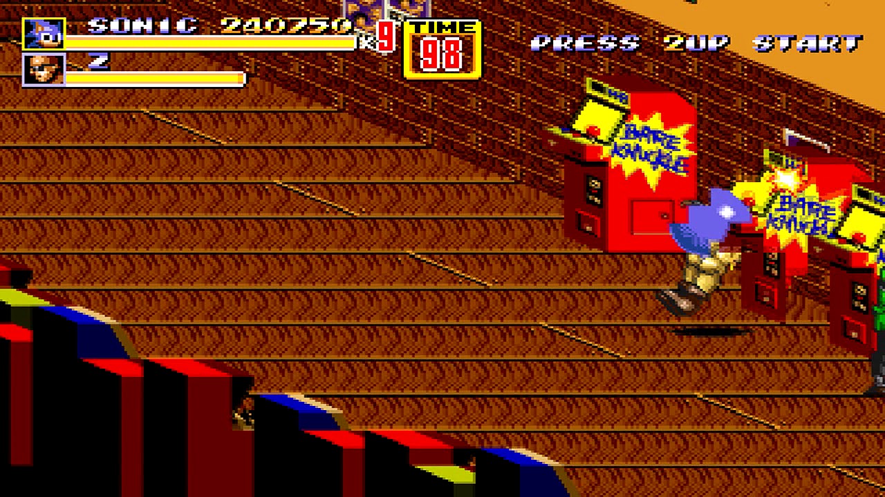 Streets of Rage 2 - Sonic the Hedgehog playthrough