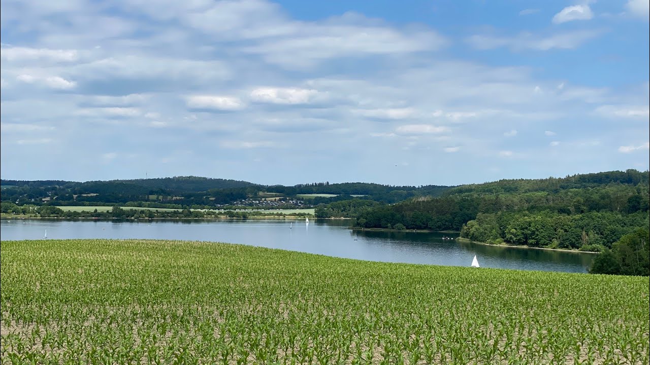 Talsperre Pöhl 🚲 Runde auf dem Talsperrenrundweg.