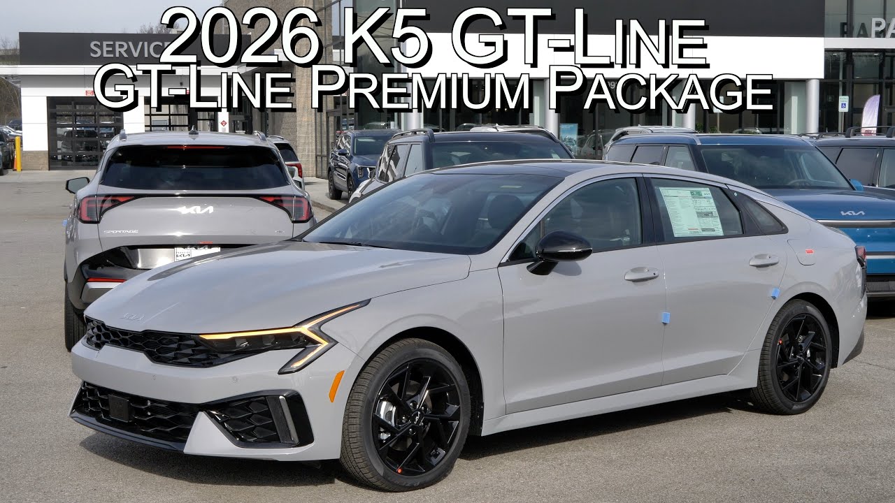 New 2026 Kia K5 GT-Line w/ GT-Line Premium Package at Parkside Kia
