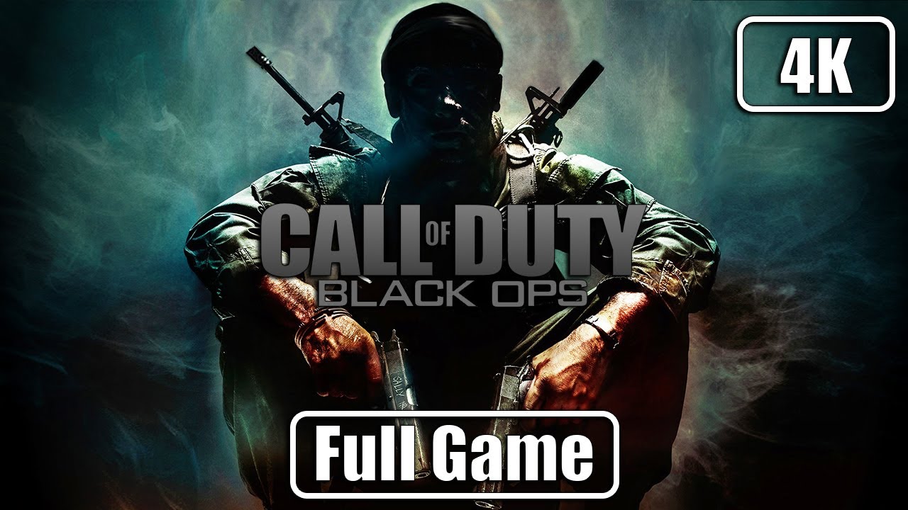 Call of Duty: Black Ops - Full Game Longplay Walkthrough 4K 60FPS